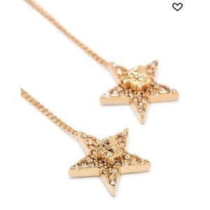 Versace Medusa Head thread earrings NEW